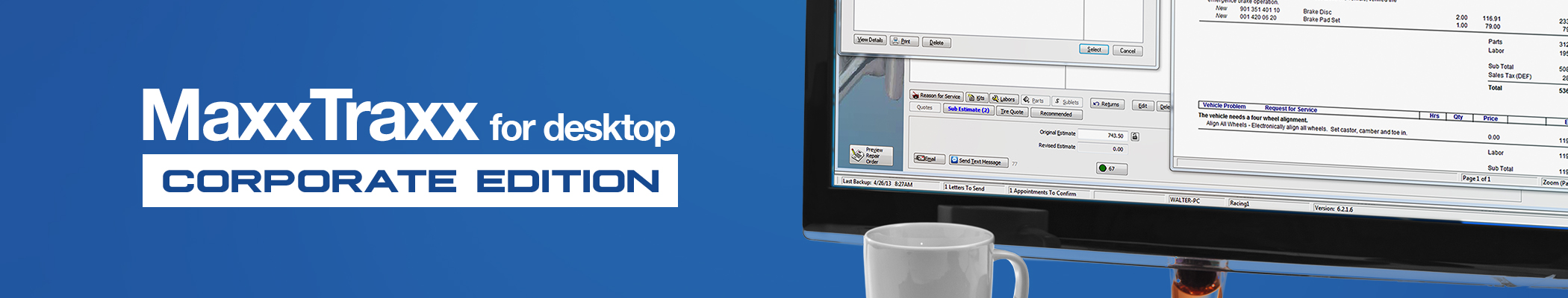MaxxTraxx CE Desktop Banner